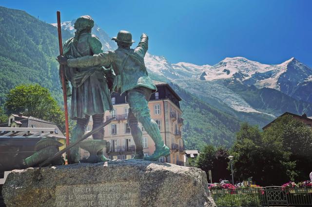 V legendárnom horskom mestečku Chamonix, kde pôsobil aj generál