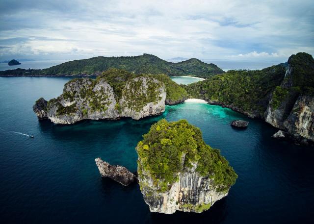 Poloha na ostrove Koh Phi Phi ako zo sna