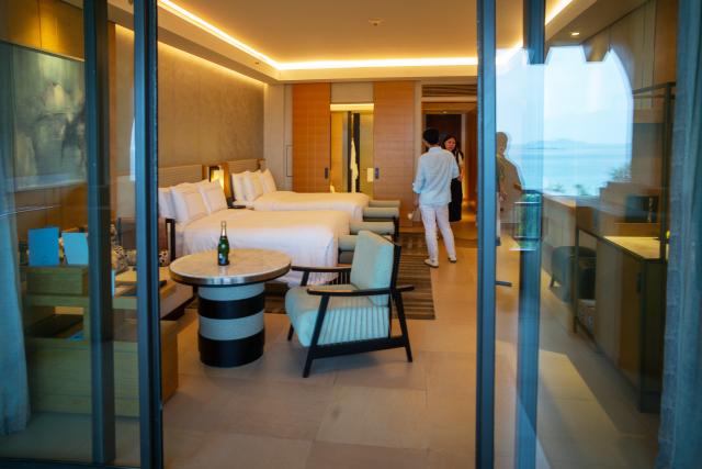Izba v hoteli Ritz Carlton, Hainan. Fotografia: Ľuboš Fellner -