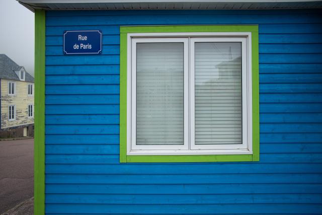 Rue de Paris v Amerike. Francúzsko sa od Newfoundlandu nachádza