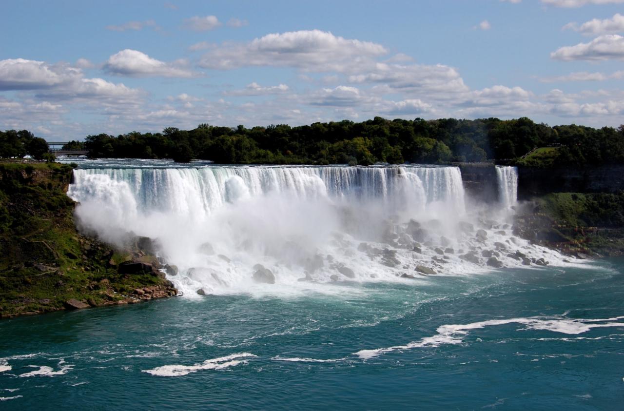 Niagarské vodopády - Americké vodopády, ktoré pekne uvidíte len
