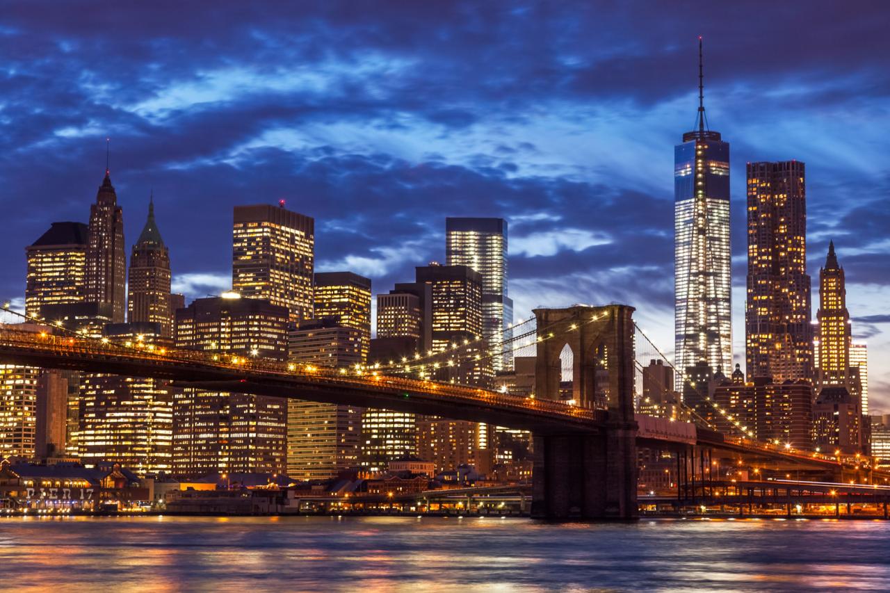 New York - Prejdite sa Brooklynským mostom