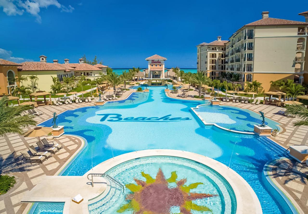 Turks and Caicos - Váš bazén v Beaches hotel all inclusive