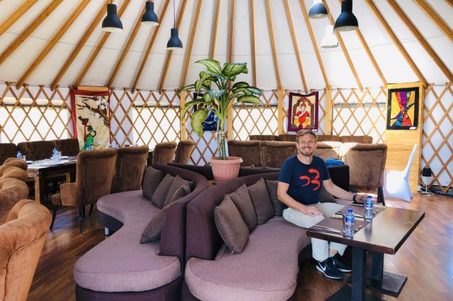 Aj takto môže vyzerať domáci turistický ruch. Luxusná jurta. Fo