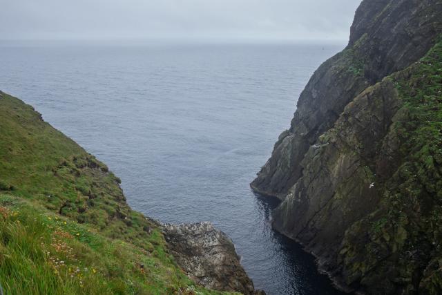 Pohľad na Sumburgh Head, najjužnejší bod ostrova Mainland.
Foto