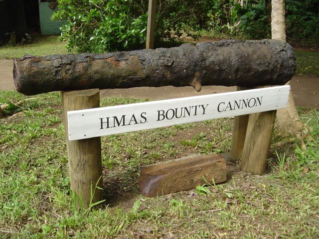 Delo z lode vzbúrencov, z lode HMS Bounty.