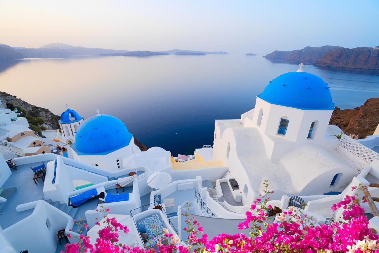Ostrovy Grécka (Mykonos, Delos, Santorini, Rhodos) a Atény