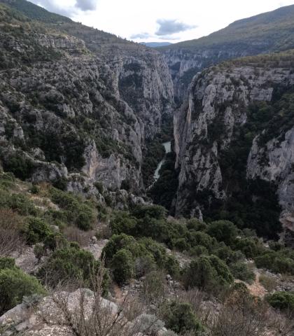 Grand Canyon du Verdon, nachádzajúci sa v juhovýchodnom Francúz
