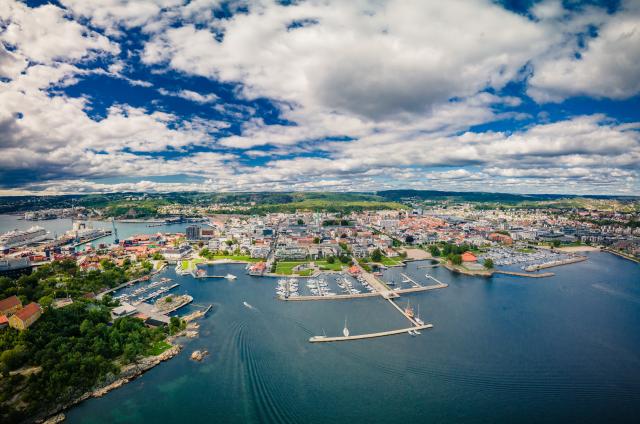 Jedno z najobľúbenejších miest s výhľadom na mesto Bergen je z 