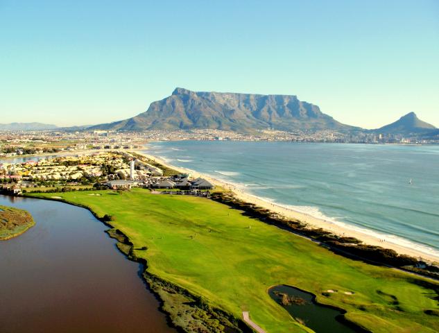 Milnerton golf club s fantastickým výhľadom.