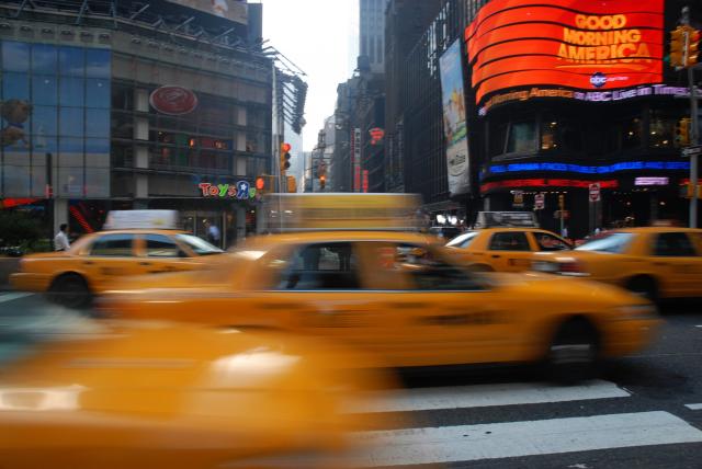 Yellow taxi sú všade a ide o jednu z najväčších flotíl taxíkov 