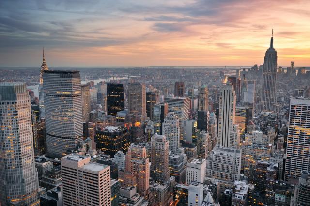 Monumentálny Manhattan pri pohľade z Top of the Rock. foto:  - 