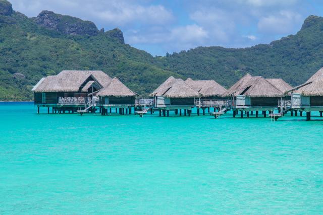 Pohľad na lagúnu Bora Bora, foto: Ľuboš Fellner