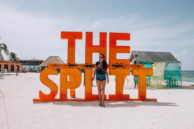 Fakultatívny výlet na ostrovček Caye Caulker. foto: Alena SPIŠÁ