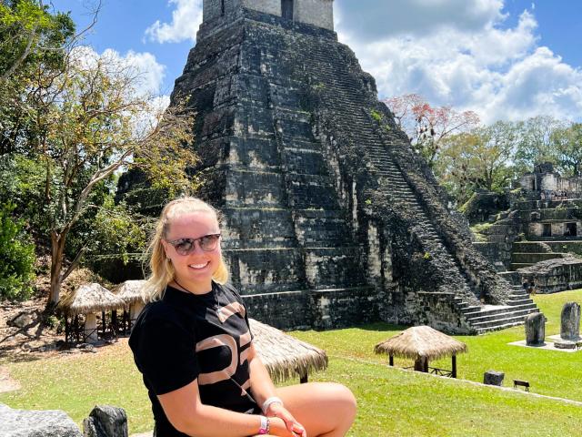 Tikal - prvá veľká top pamiatka na našej ceste. Foto: Natália K