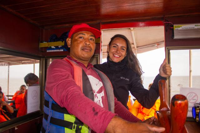 Smerujeme na ostrov Ometepe. foto: Alena Spišáková – 
