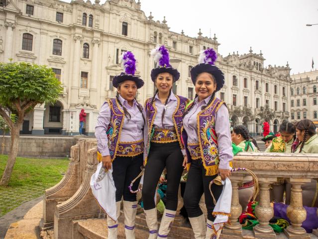 V Peru sa pravidelne konávajú rôzne oslávy a pochody. Foto: Lau