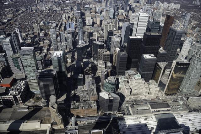 Toronto z vtáčej perspektívy