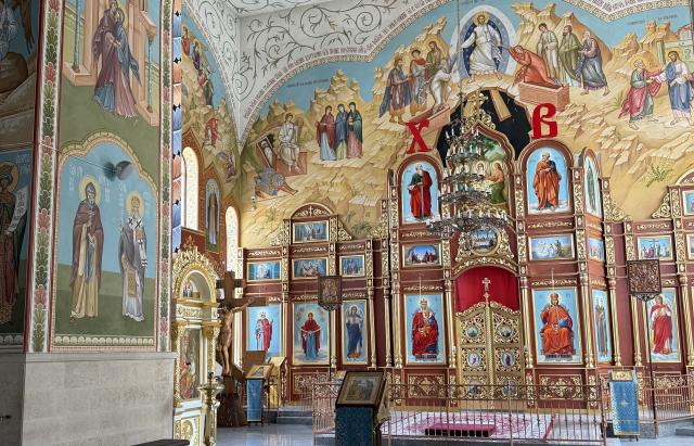 Návšteva pravoslávneho kostolu v Biškeku nesmie chýbať. foto:Ma