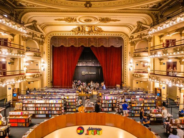 El Ateneo Grand Splendid sa nachádza v starom divadle. Foto: Da