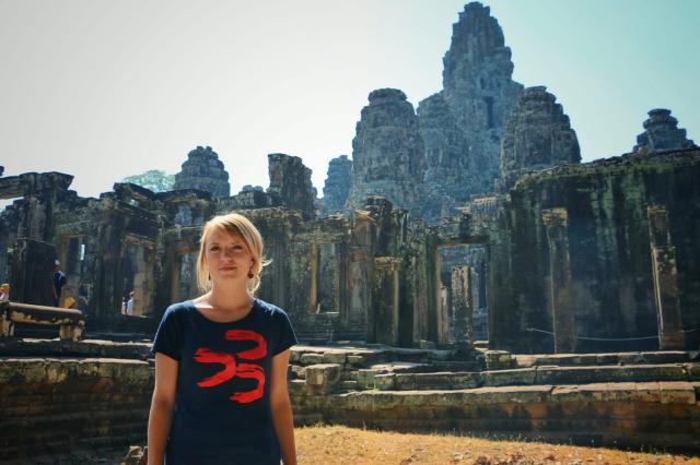 Chrám tvárí Bayon. 
foto : Veronika BEDNÁROVÁ — 