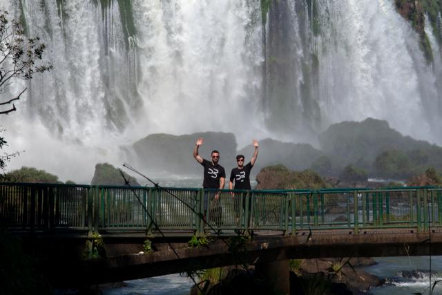 Pozdrav z brazilskej strany vodopádov. Nádhera však? Foto: Ľubo