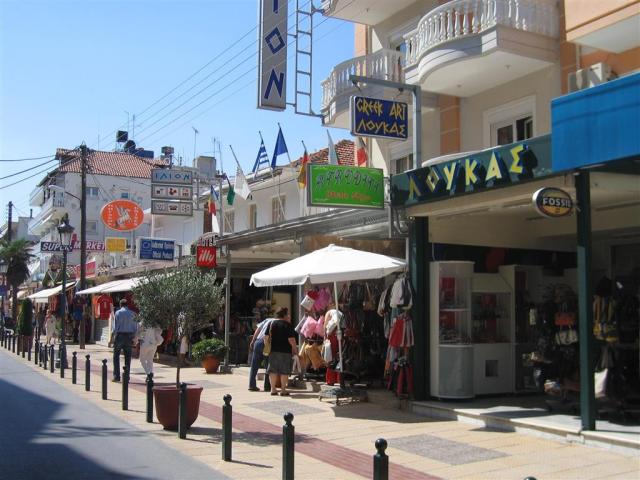 Paralia - centrum - autobusová doprava CK  - Grécko, Olympská r