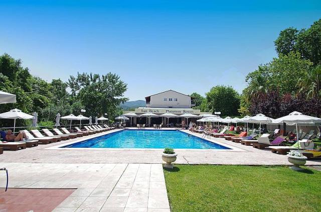 Hotel Sun Beach - bazén - letecký zájazd CK  - Grécko, Olympská