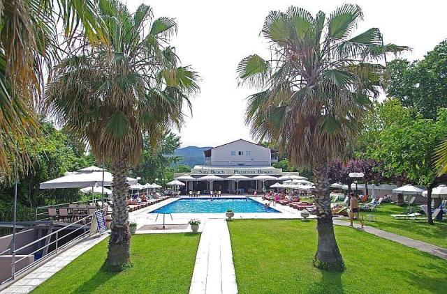 Hotel Sun Beach - bazén - letecký zájazd CK  - Grécko, Olympská