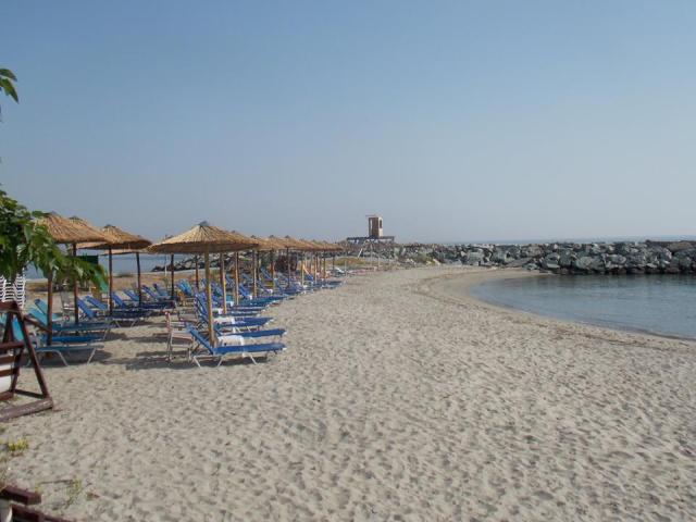 Hotel Sun Beach - pláž - letecký zájazd CK  - Grécko, Olympská 