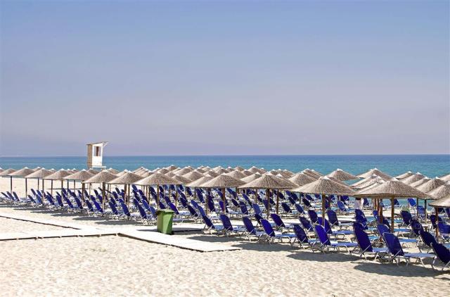 Hotel Sun Beach - pláž - letecký zájazd CK  - Grécko, Olympská 
