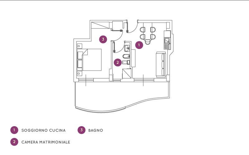 Rezidencia Oltremare - apartmán - zájazd vlastnou dopravou CK