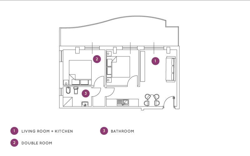 Rezidencia Oltremare - apartmán - zájazd vlastnou dopravou CK