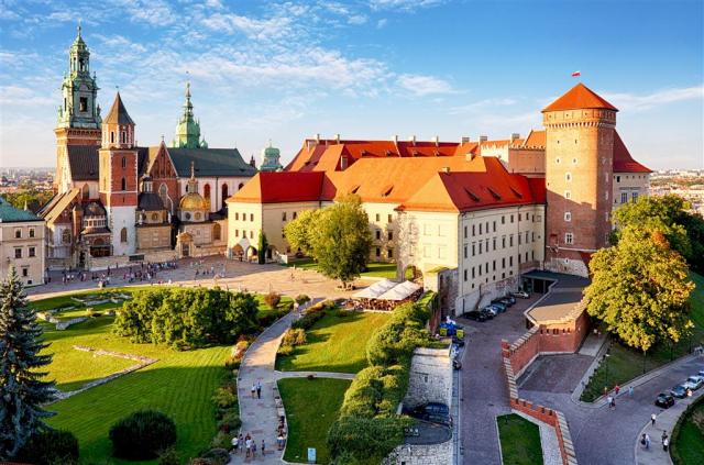 CK , autobusový poznávací zájazd, Krakow a Wroclaw, hrad Wawel
