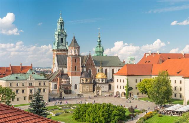 CK , autobusový poznávací zájazd, Krakow a Wroclaw, Wawel, soch
