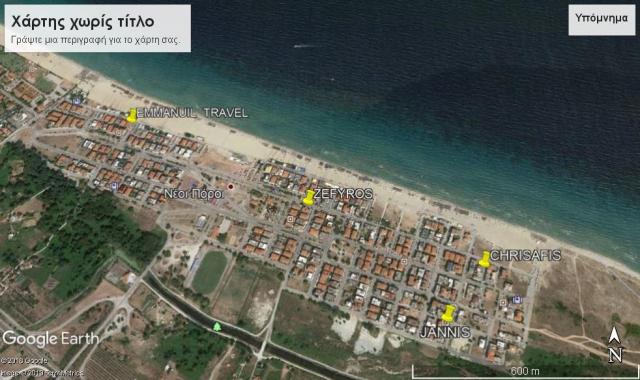 Nei Pori - mapka apartmánových domov a partnerskej CK Emmanouil