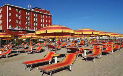 Hotel Blumen na pláži Rimini - Viserba, zájazdy autobusovou a i
