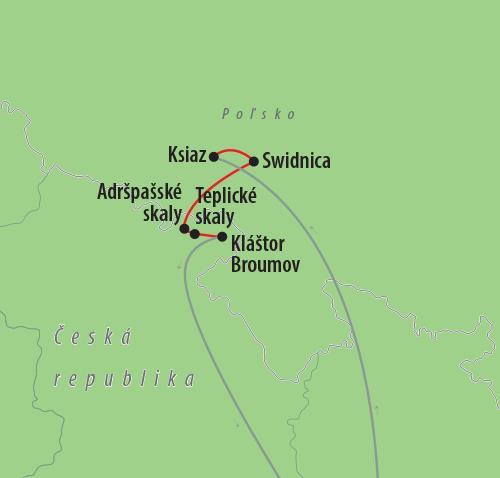 CK , autobusový poznávací zájazd, Adršpašské skaly a okolie, ma