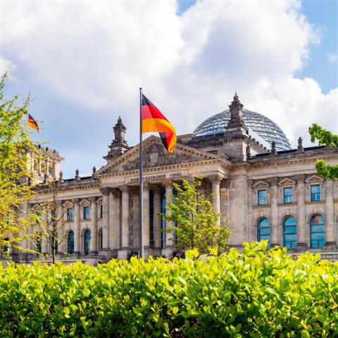 CK , atobusový poznávací zájazd, Nemecko, Berlín, Reichstag