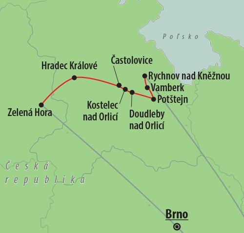 CK , autobusový poznávací zájazd, Zámky na Orlici - české Loire