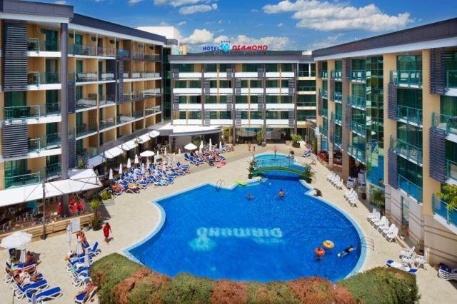 Hotel Diamond - bazén - letecký a autobusový zájazd CK  - Bulha