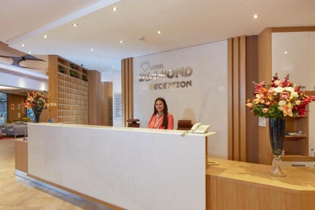 Hotel Diamond - recepcia - letecký a autobusový zájazd CK  - Bu