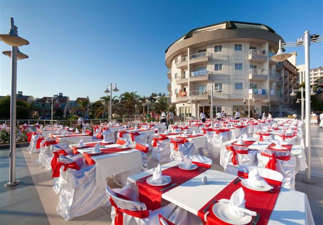 Side Sun Hotel - vonkajšie sedenie - letecký zájazd CK  - Turec