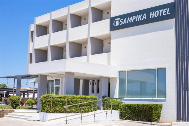 Hotel Tsampika - vchod do hotela - letecký zájazd CK  - Falirak