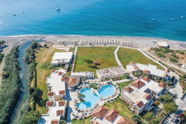 Hotel Lindos Imperial Resort and Spa - pohľad  na pláž - leteck