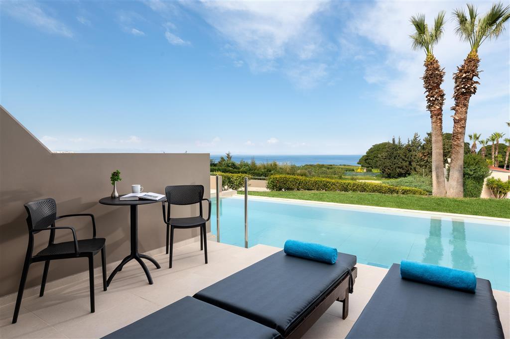 Hotel Kresten Palace - terasa - letecký zájazd CK  - Faliraki,