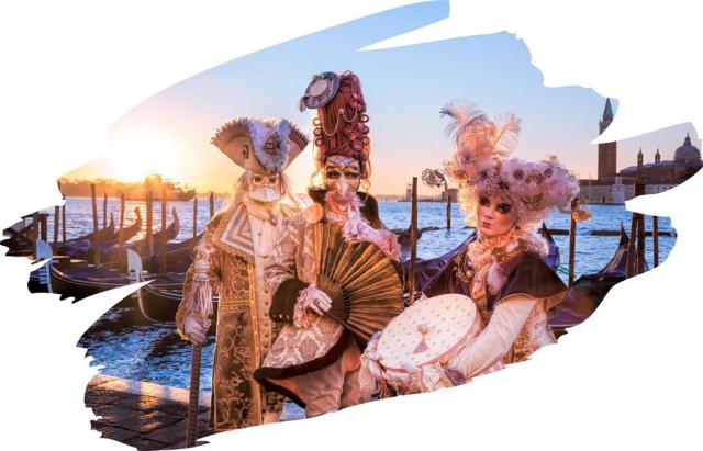 CK , Autobusový poznávací zájazd, Taliansko, Benátsky karneval,