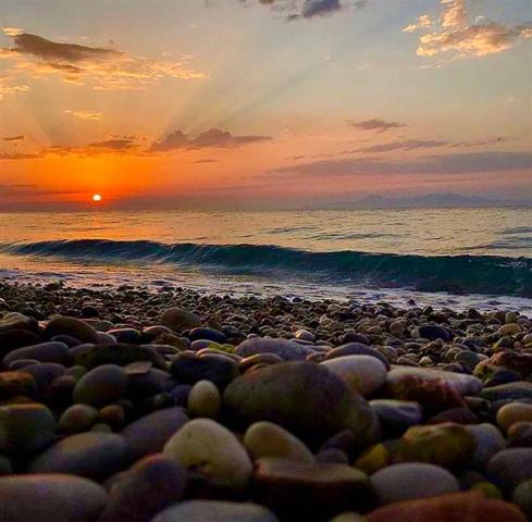Hotel D´Andrea Mare beach - západ slnka - letecký zájazd CK  - 