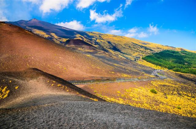 CK , Letecký poznávací zájazd, Sicília a Liparské ostrovy, Etna