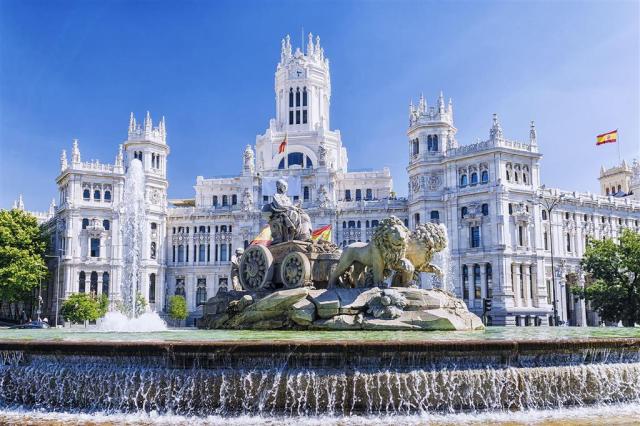 CK , Letecký poznávací zájazd, Španielsko, Madrid, námestie Pla